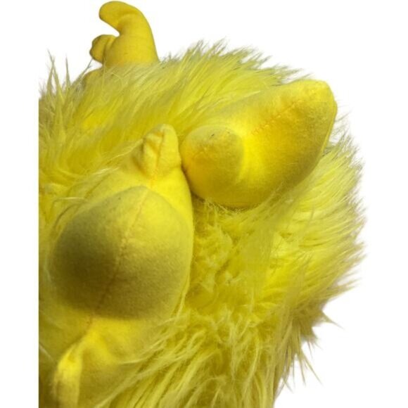 Yanjee Furbles Monster Green Red Hand Puppet Monster Plush Stuffed Animal Toy - Picture 8 of 9